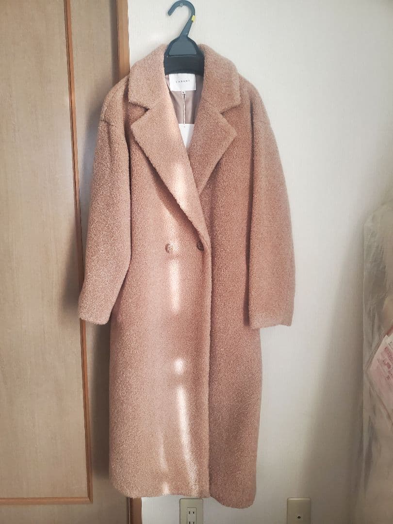 【タグ付き未使用、超美品】CADUNE ボアロングチェスターコート