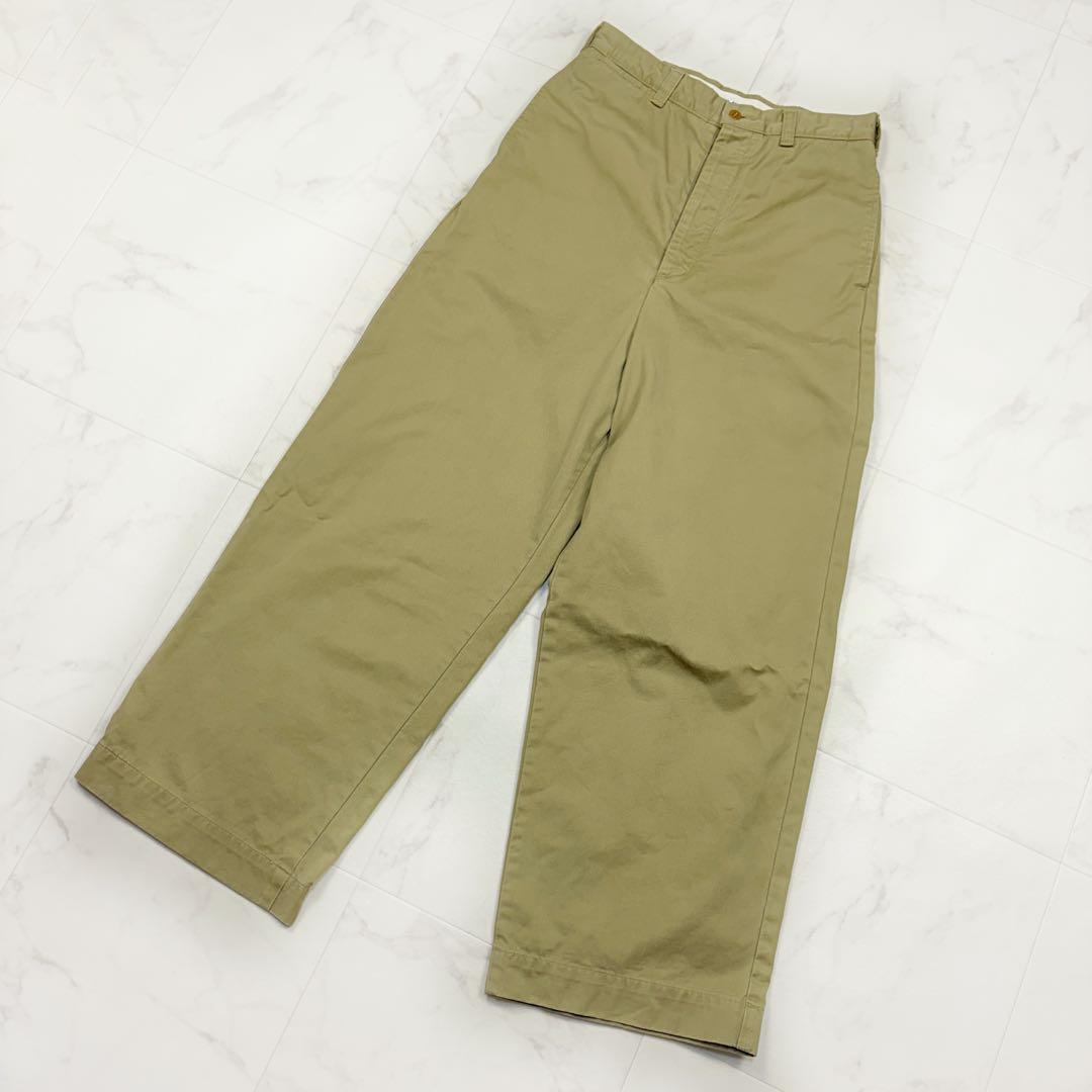 GEMINI ワイドシルエット　チノパン　ウィムガゼット　36 ベージュ　1