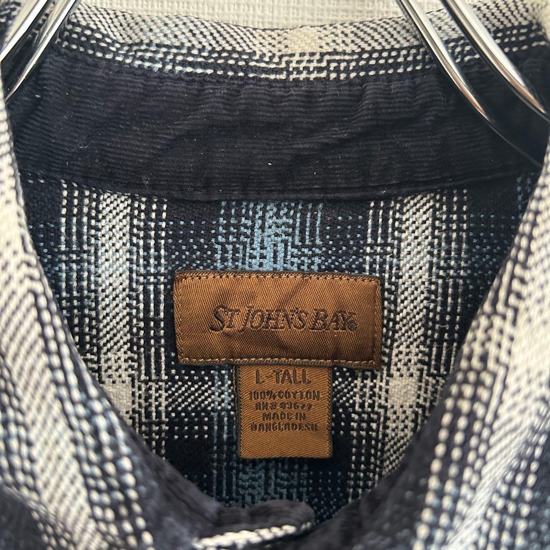 オ*ン様 セントジョンズベイ　オンブレ　ネルシャツ