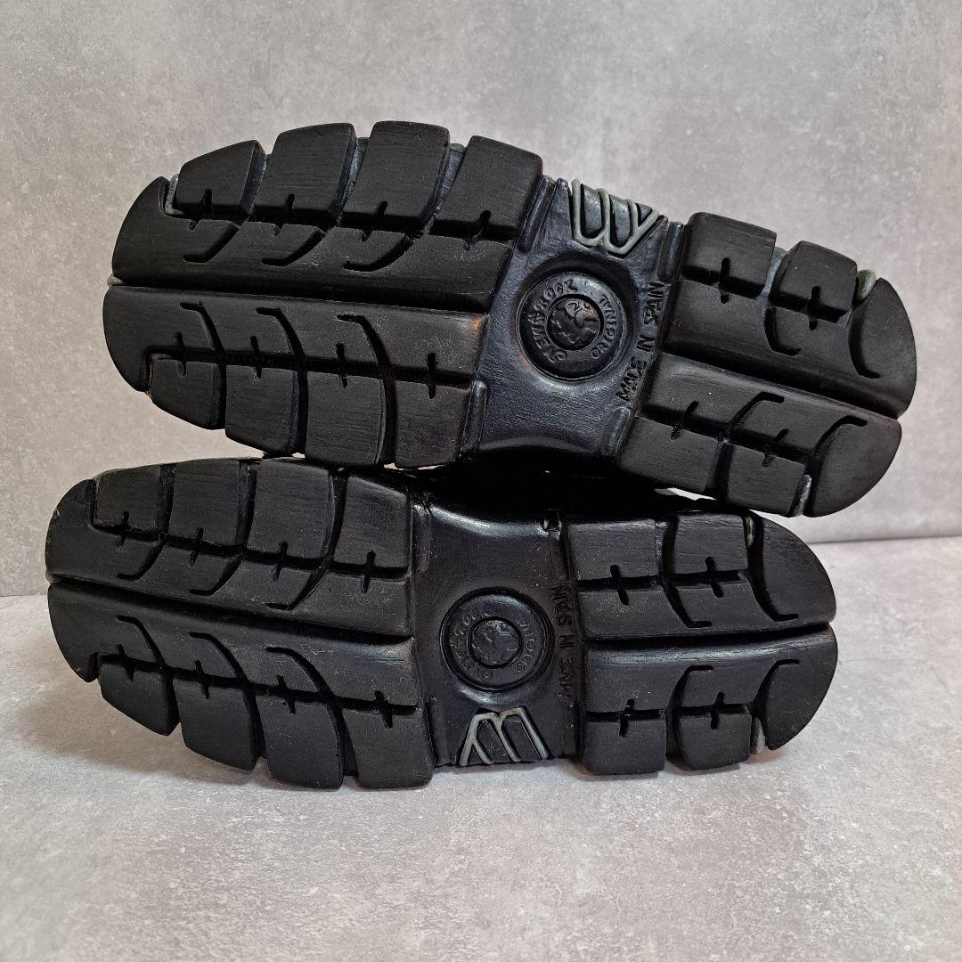 [美品]ニューロック（NEW ROCK）の厚底 ブーツ[本日お得情報あり]