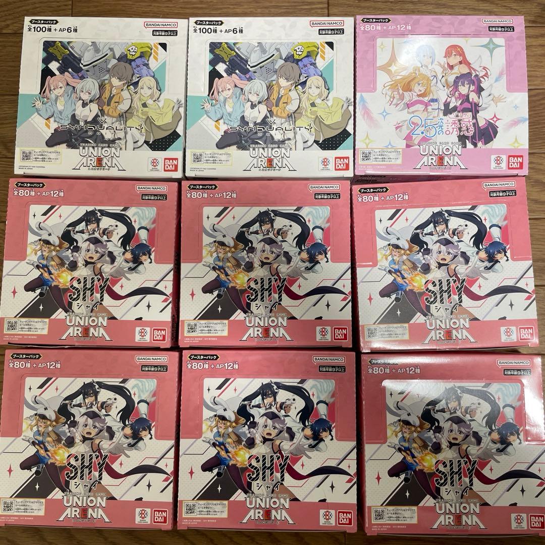 ユニオンアリーナ　未開封BOX アークナイツSYNDUALITYなど 12点