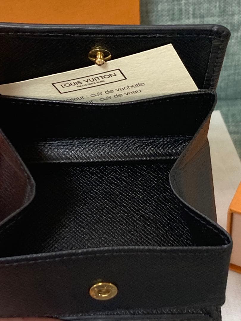 ルイヴィトン　ポルトフォイユ　エピ　ケース　新品未使用品　ブラック小銭入れ