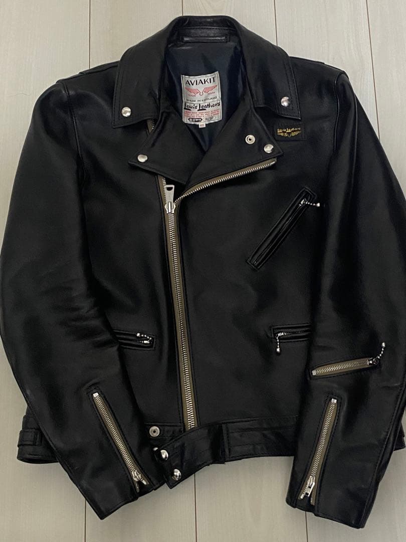 Lewis Leathers サイクロン　タイトフィット　４２　シープスキン