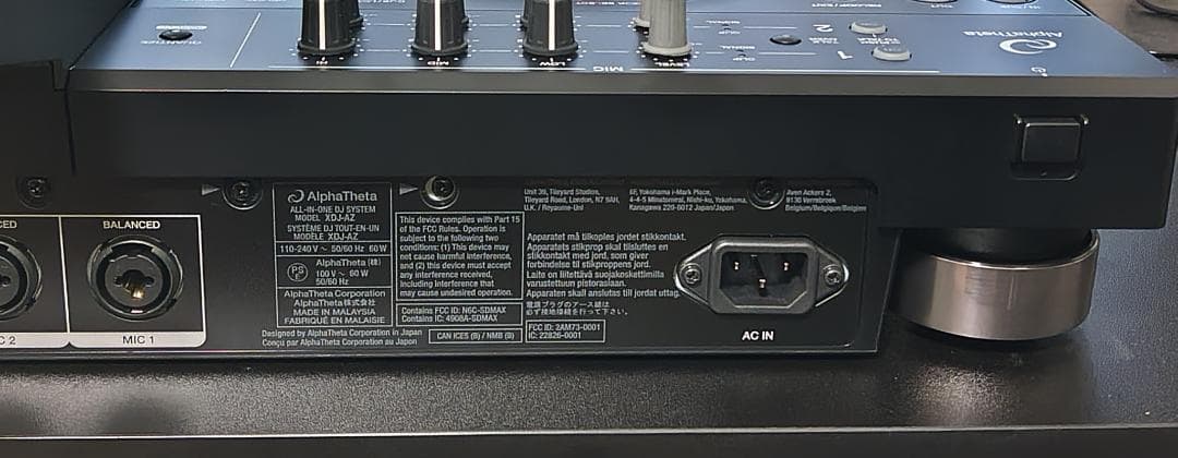 アルファシータ XDJ-AZ 美品／元箱・梱包材付／付属完備／保証7か月／送料込