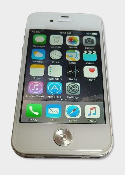 Softbank iPhone 4s 白 - 極上状態 100% バッテリー