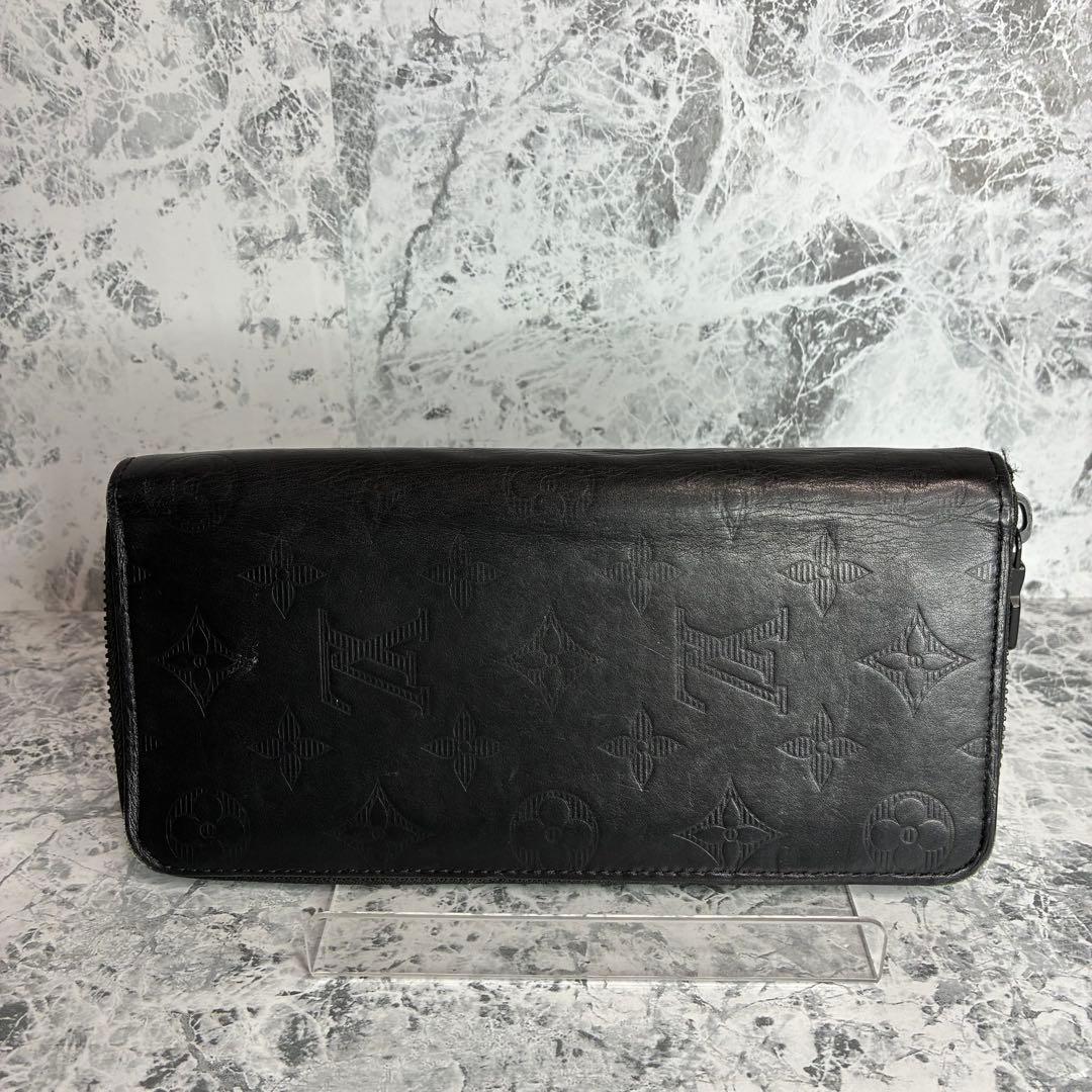 ✨LOUIS VUITTON✨　ルイヴィトン　長財布　ラウンドファスナー　黒