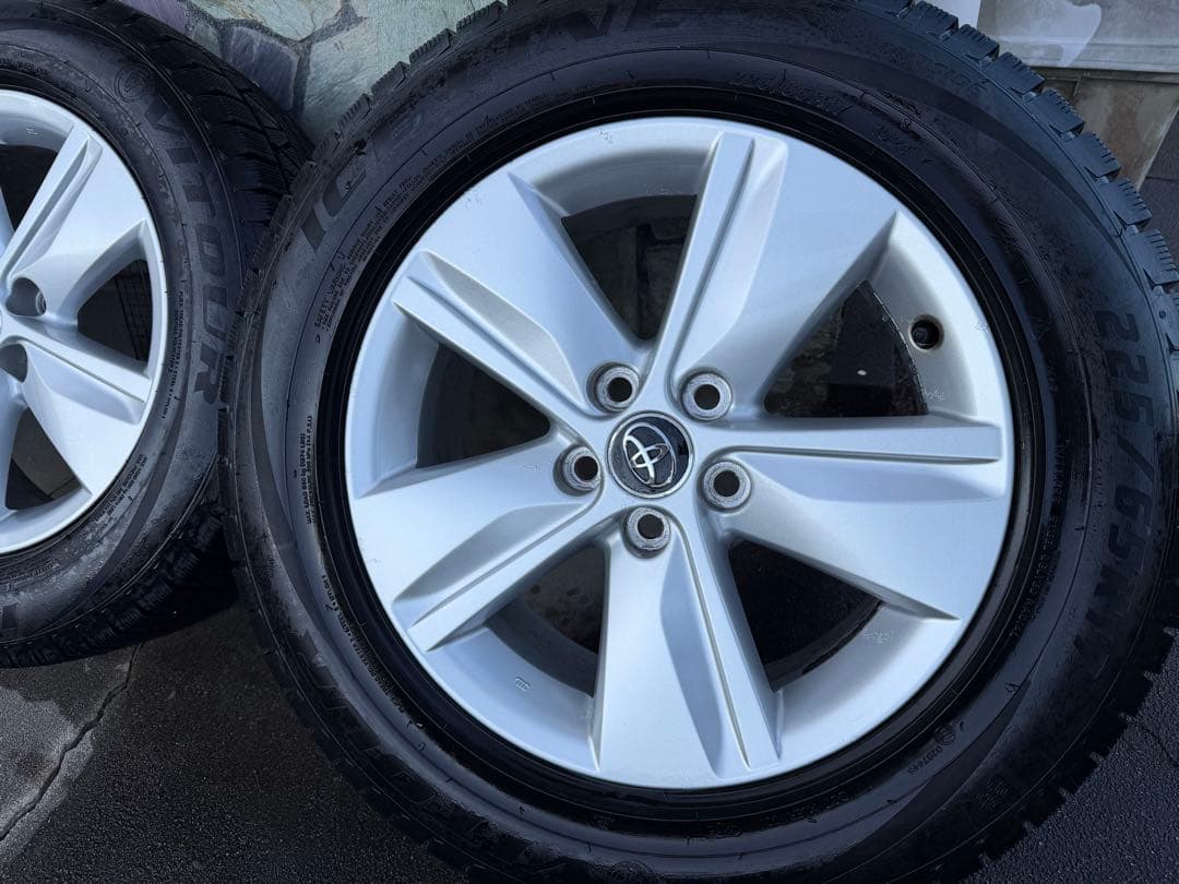 トヨタ　ハリアー　60純正　スタッドレスホイールセット 225/65R17