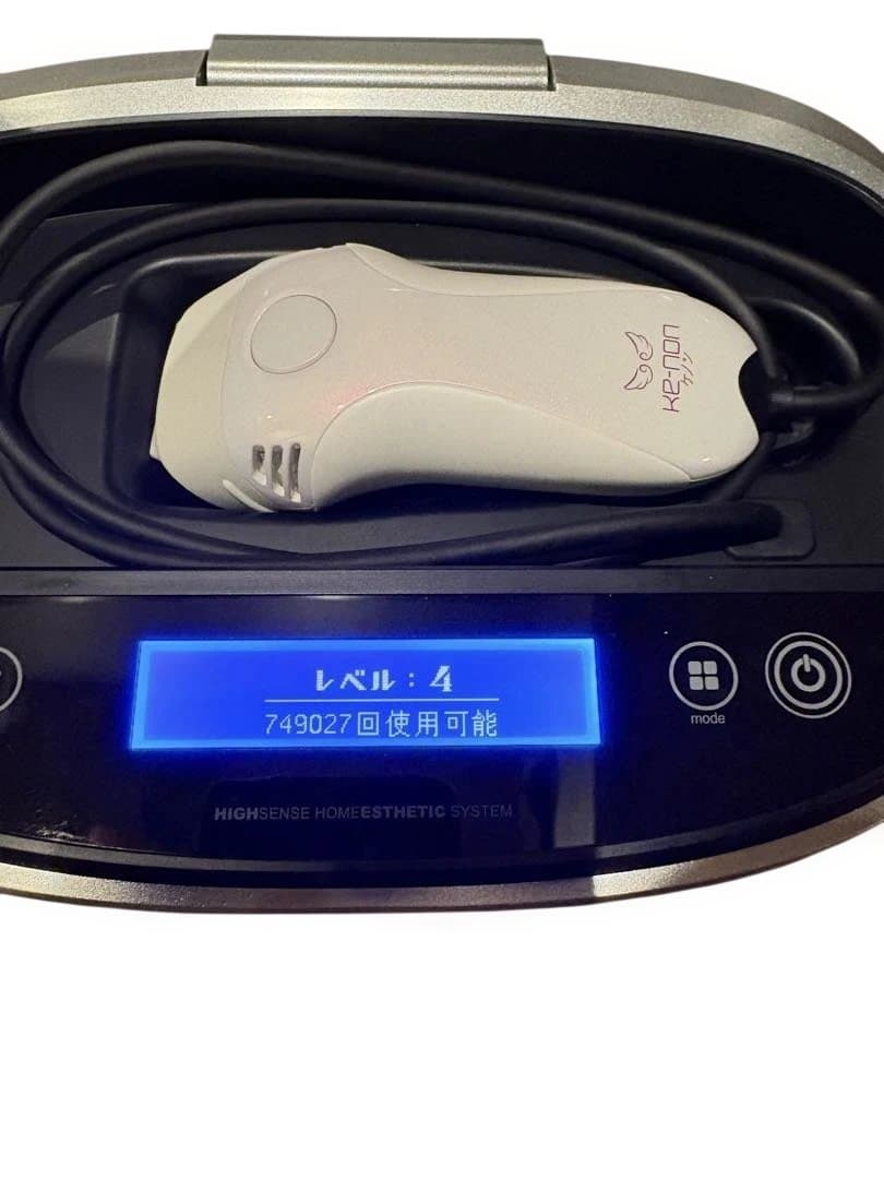 ケノン 脱毛器 ホワイト 取扱説明書付き