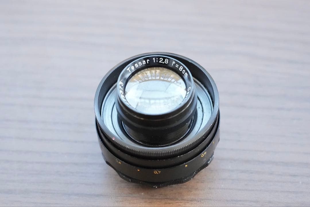 希少 Carl Zeiss Jena Tessar 8cm f2.8