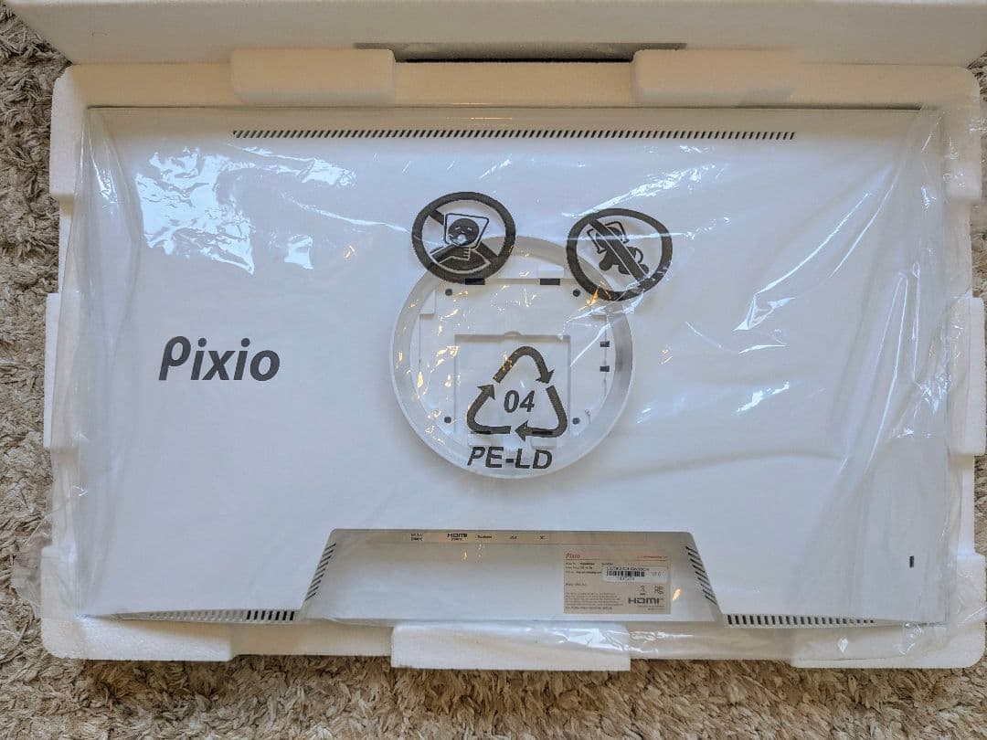 【美品・保証期間内】 Pixio PX248 WAVE White モニター
