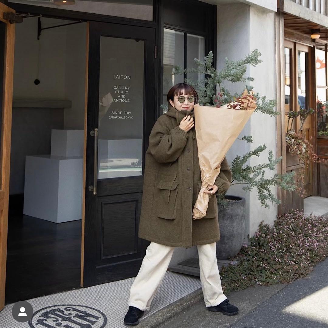 nokcha ミリタリーウールコート