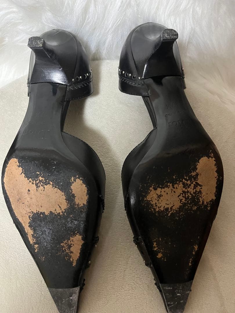 クリスチャンディオールブラックパンプス