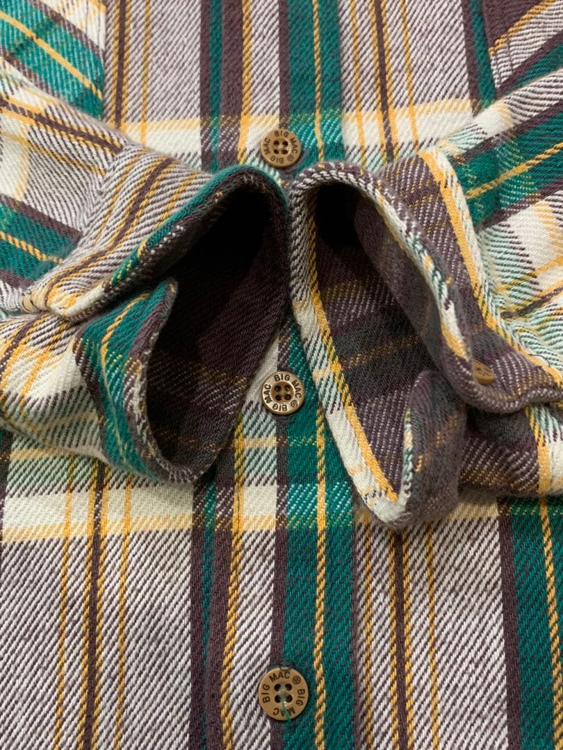 80s BIGMAC ヘビー ネルシャツ USA製 ヴィンテージ