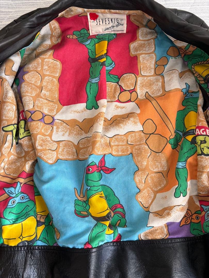 激安「SEVESKIG」 ライダースジャケット メンズ　本皮　革ジャン