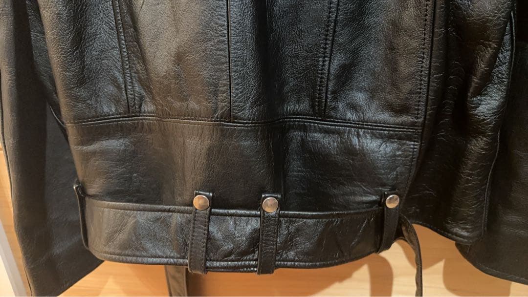 激安「SEVESKIG」 ライダースジャケット メンズ　本皮　革ジャン