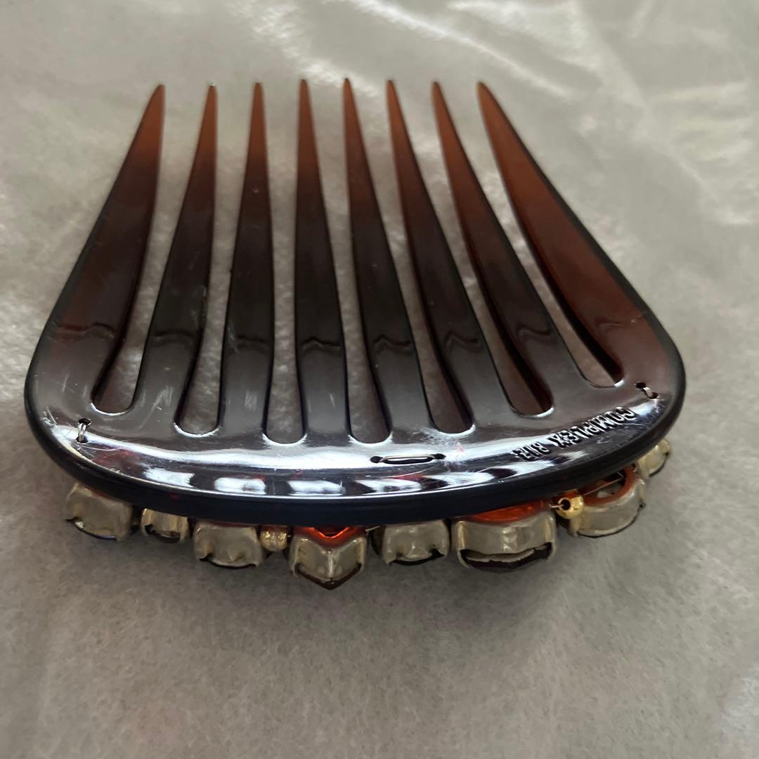 [まっく]コンプレックスビズ　フレンチコーム　パープル色