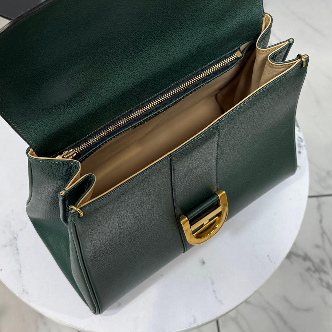 DELVAUX デルボー ブリヨンMM 2way バッグ グリーン