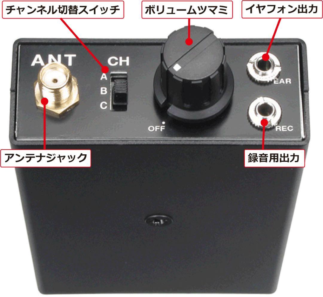 UZ-100M & UZ-400 高感度受信・送信機セット