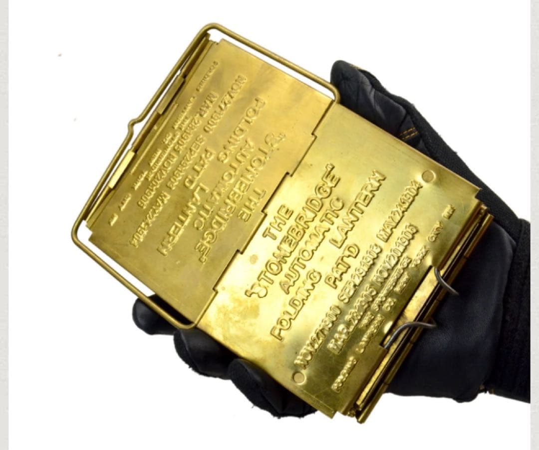 ★新品未開封★ストーンブリッジ フォールディング キャンドルランタン 真鍮