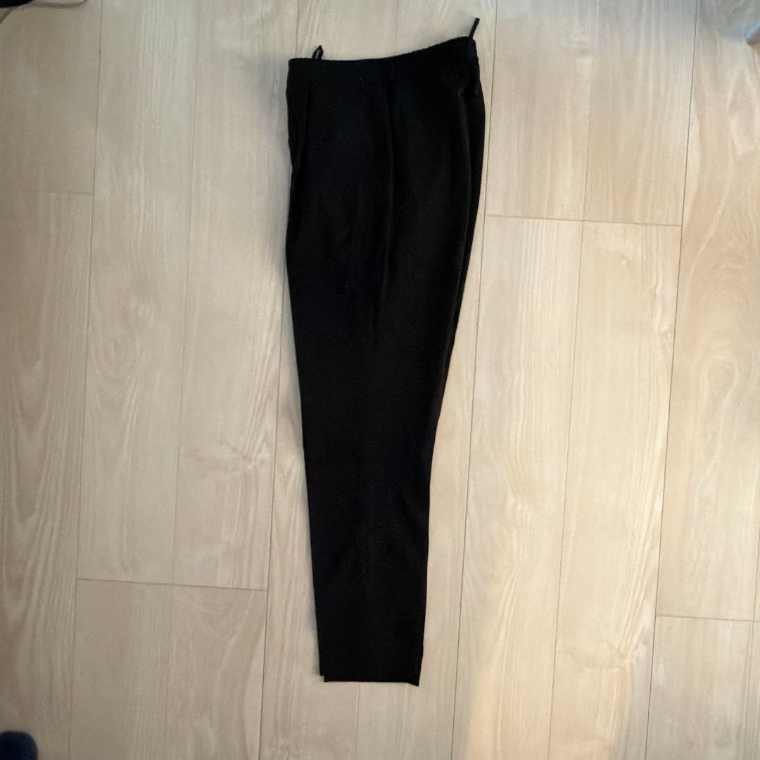 ICB 黒 ノーカラー　ジャケット　パンツスーツ 上下セット