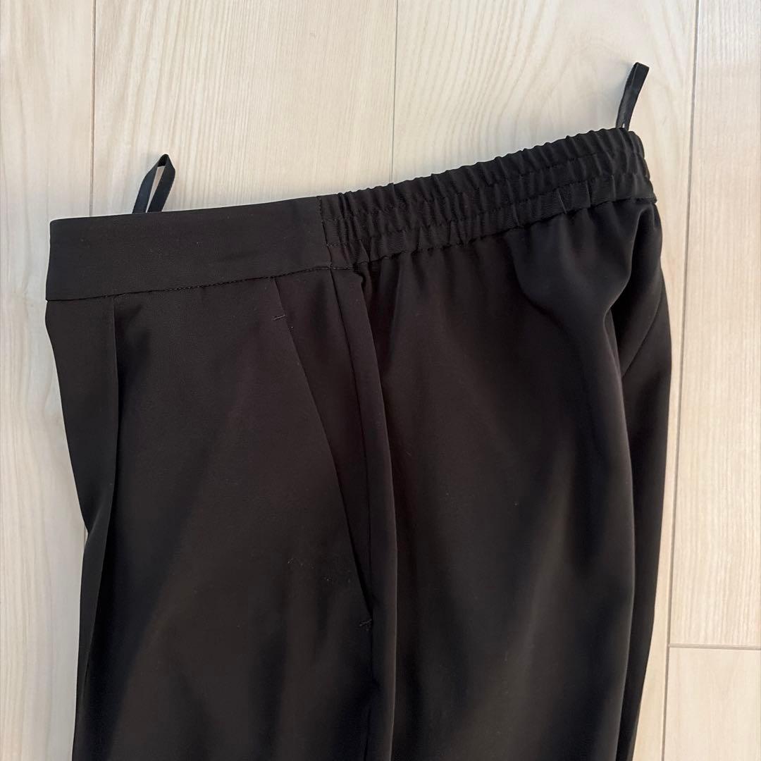 ICB 黒 ノーカラー　ジャケット　パンツスーツ 上下セット