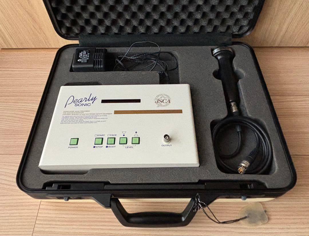 ミキモト化粧品 パーリィソニック 超音波 美顔器 業務用 ジェル付き