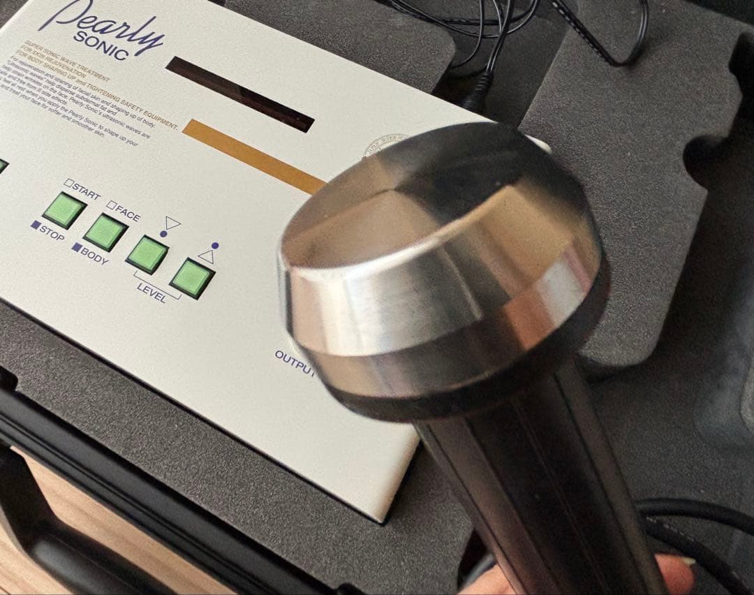 ミキモト化粧品 パーリィソニック 超音波 美顔器 業務用 ジェル付き