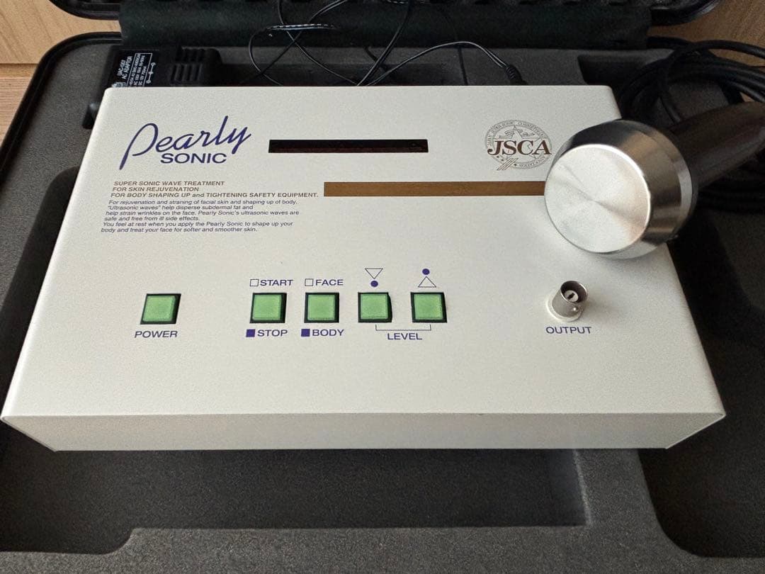 ミキモト化粧品 パーリィソニック 超音波 美顔器 業務用 ジェル付き