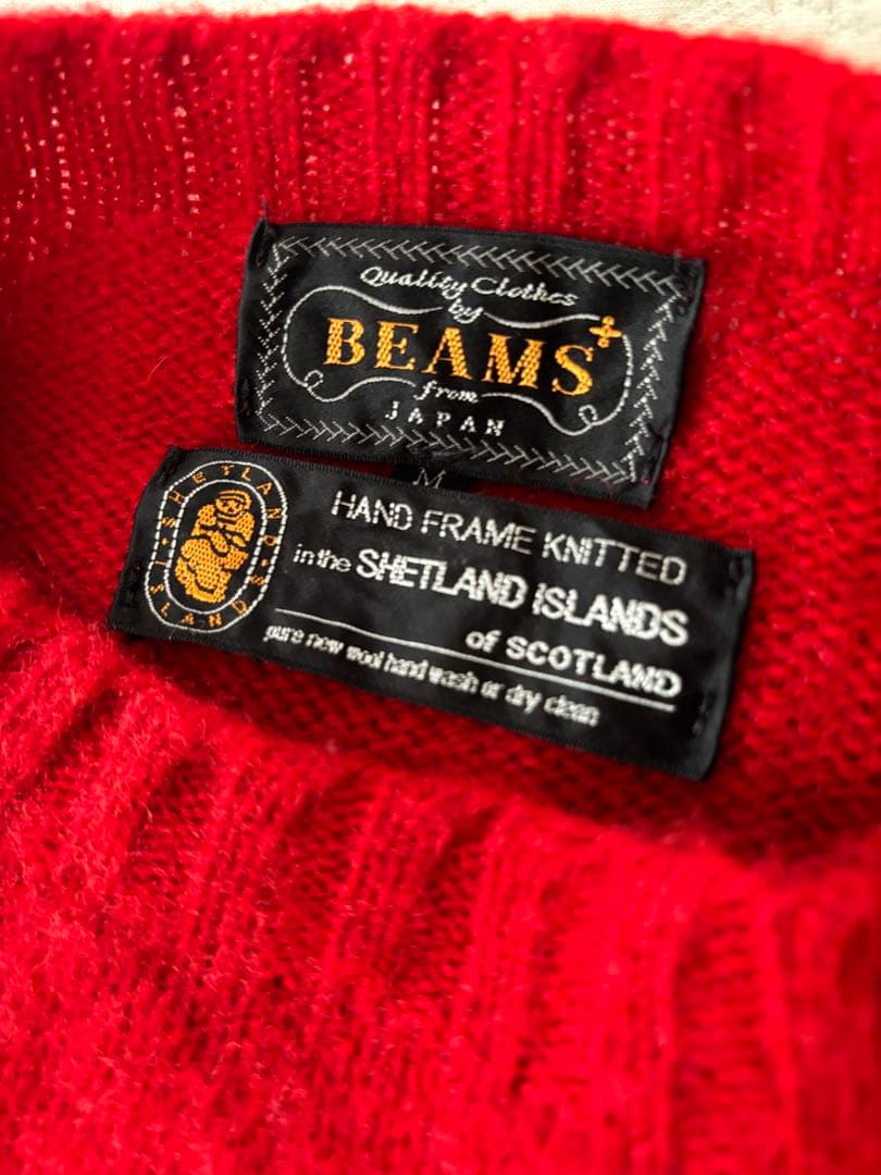 BEAMS PLUS シェットランドニット M ジャミーソンズ シャギードッグ