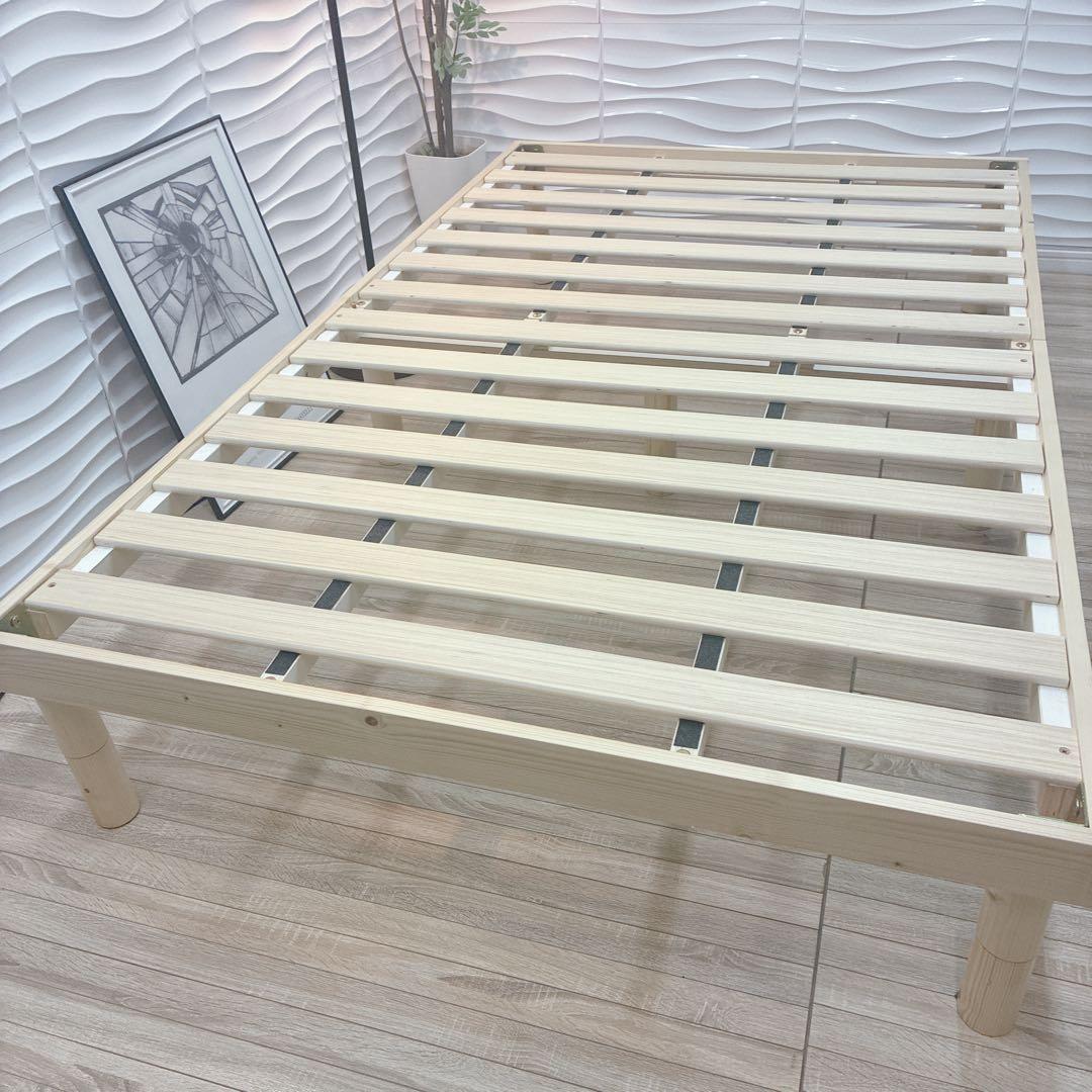 ◇大阪府全域 神戸市 配達料無料！◇すのこベッド◇ベッドフレーム◇セミダブル◇