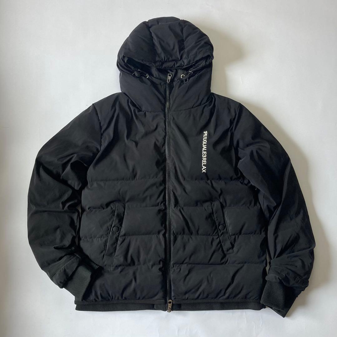 ウノピュウノウグァーレトレ リラックス サークルロゴプリント中綿ジャケット