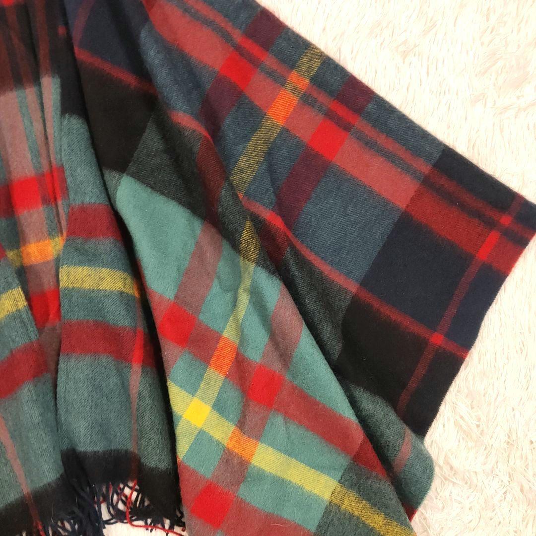 ヴィヴィアンウエストウッド　ワンポイントORB タータンチェック ケープストール