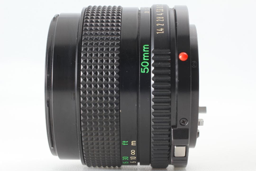 キャノンニューFD 50mm F/1.4 MF 標準レンズ フード付 l4351