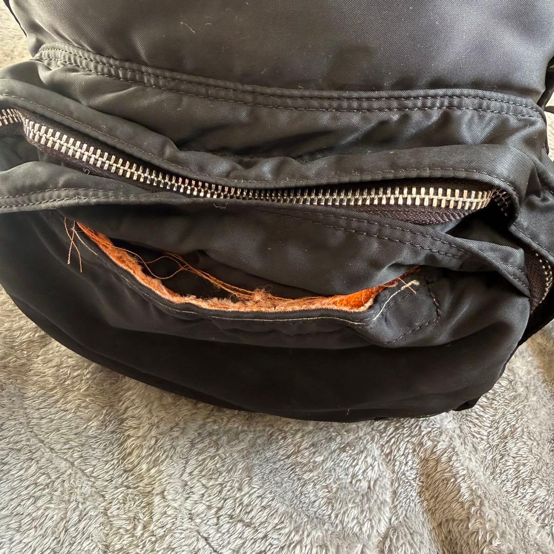 【日本製】PORTER TANKER バックパック 黒 コンパク 補修前提