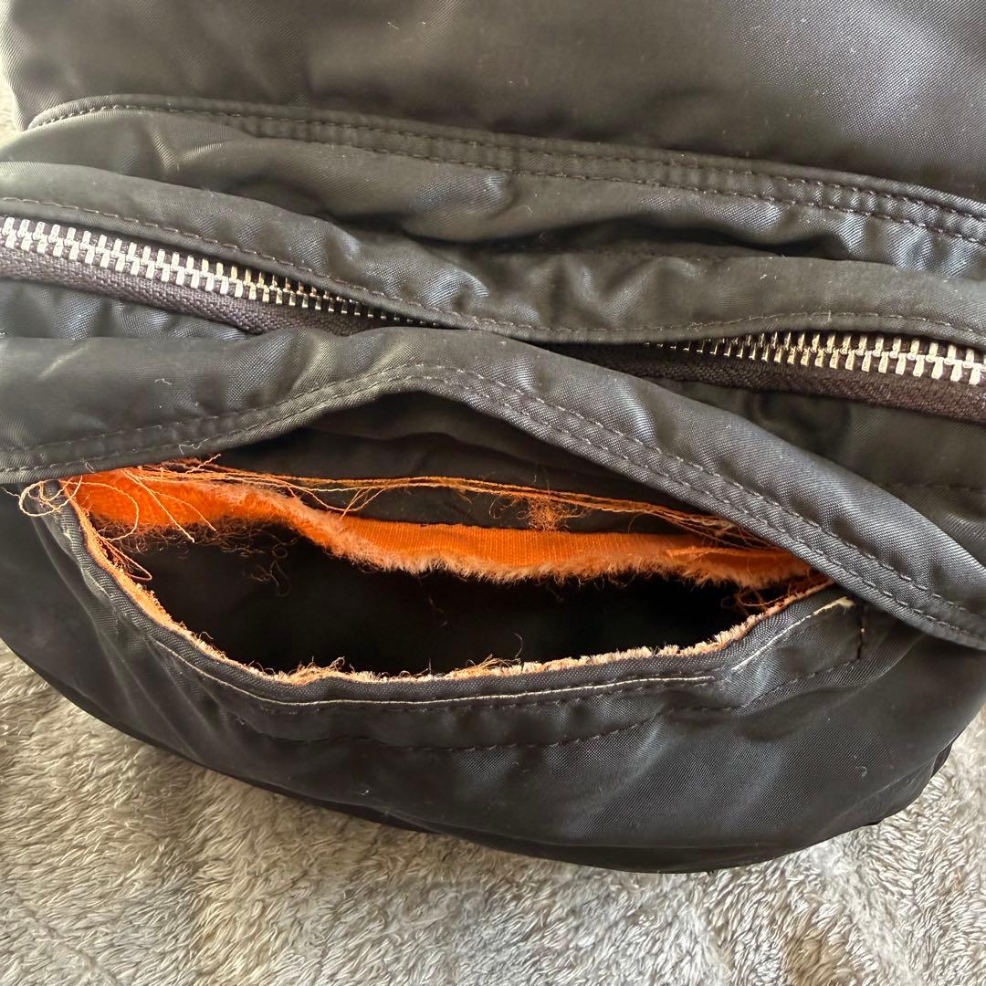 【日本製】PORTER TANKER バックパック 黒 コンパク 補修前提