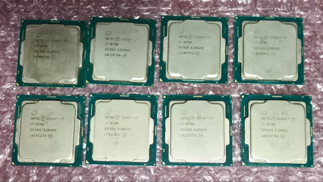 core i7 8700K 8700 まとめ売り動作確認済み