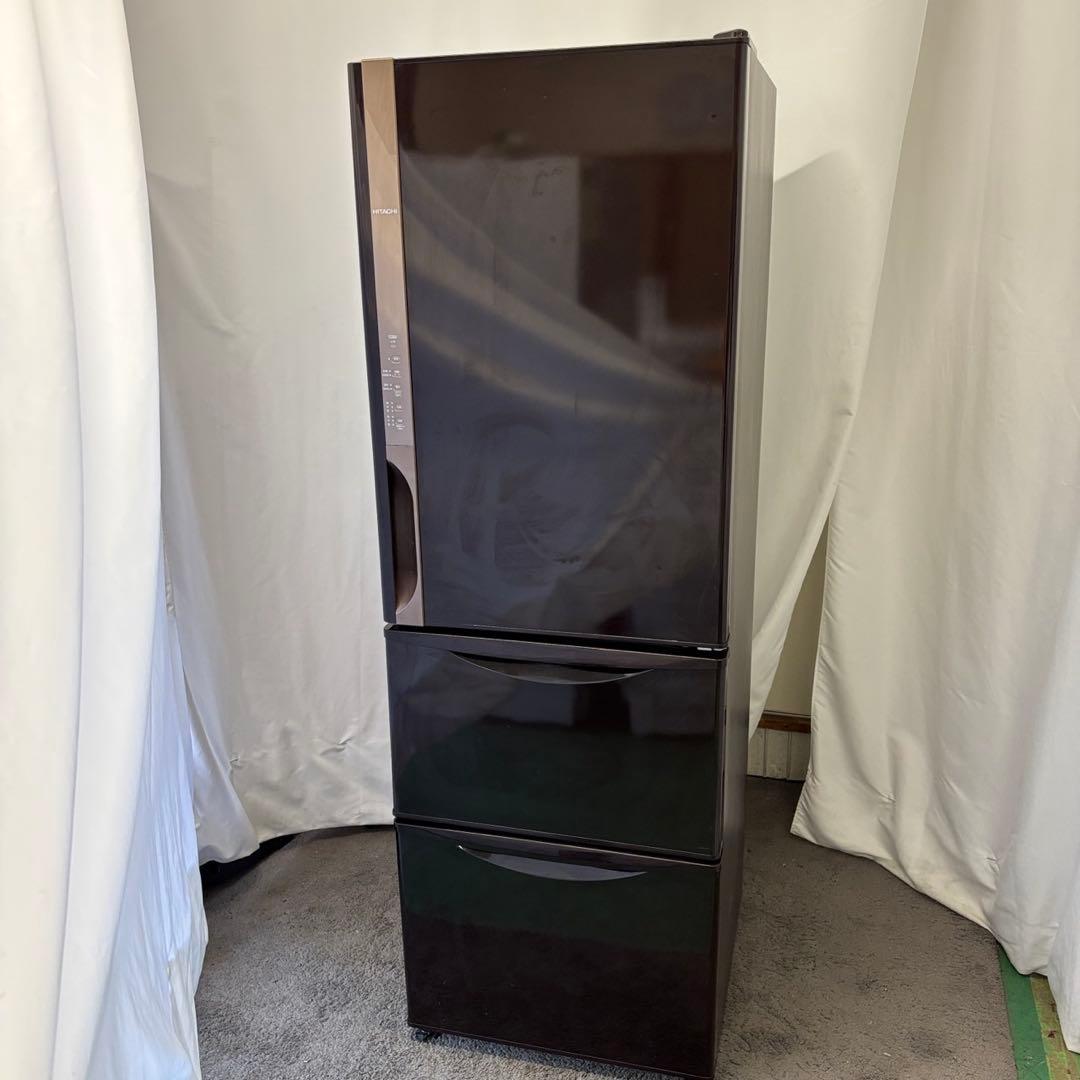 805　日立　冷蔵庫　300-400ℓ　右開き　安い　中古　設置無料　スリム