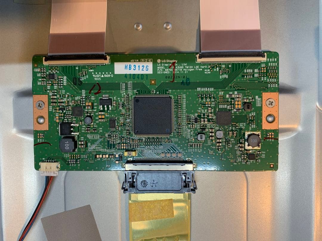 LG 43V型 液晶 テレビ 43UF7710 基盤セット