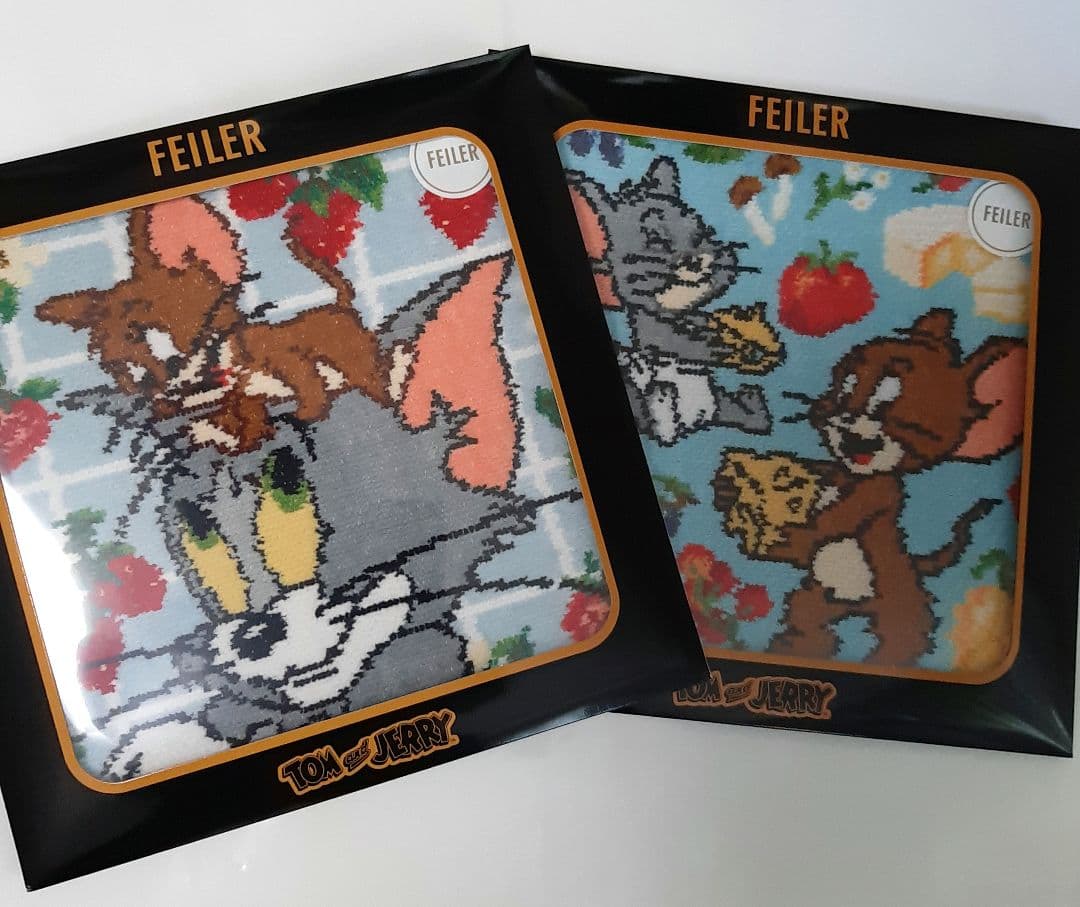 新品　限定品 フェイラー　トムとジェリー　ジェリーとタフィー　２枚セット