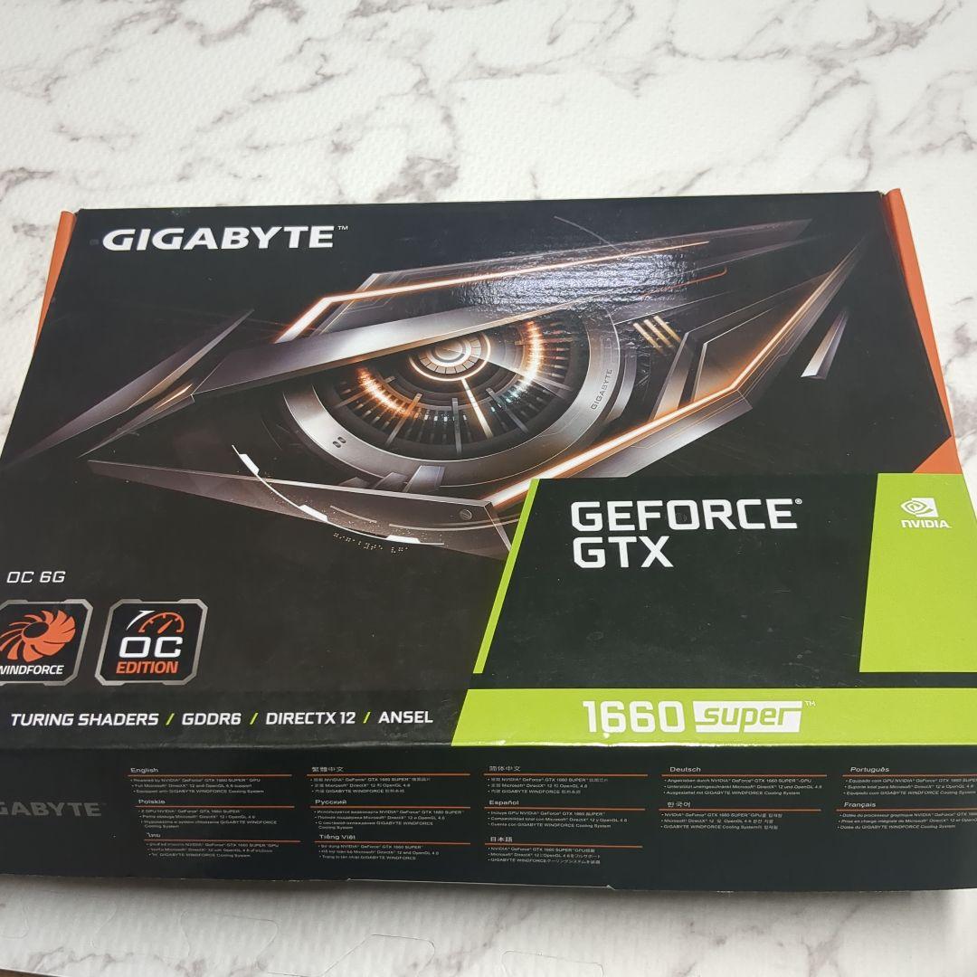 グラフィックボード・グラボ・ビデオカード GIGABYTE GeForce GTX 1660 Super oc 6G