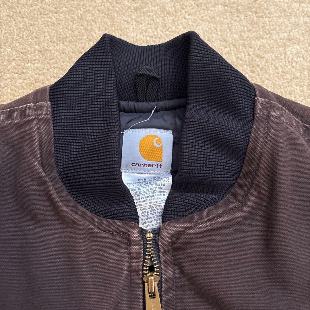 Carhartt ダックベスト ブラウン Mサイズ