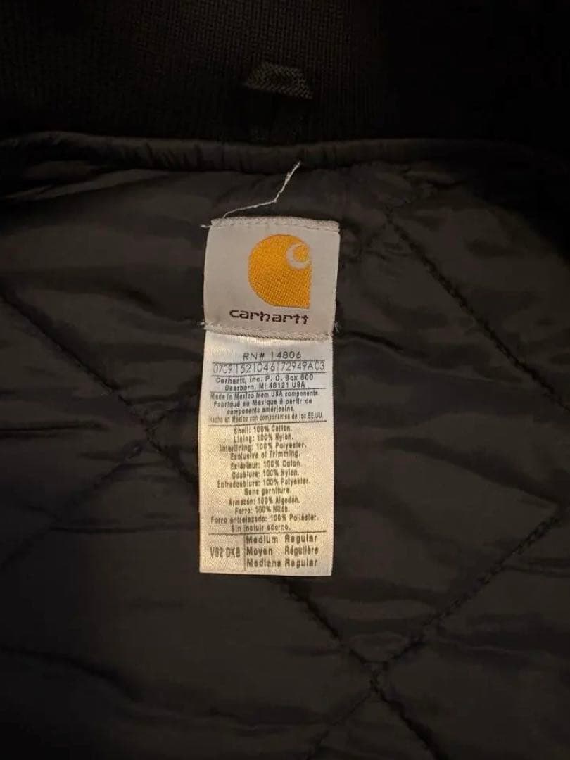 Carhartt ダックベスト ブラウン Mサイズ