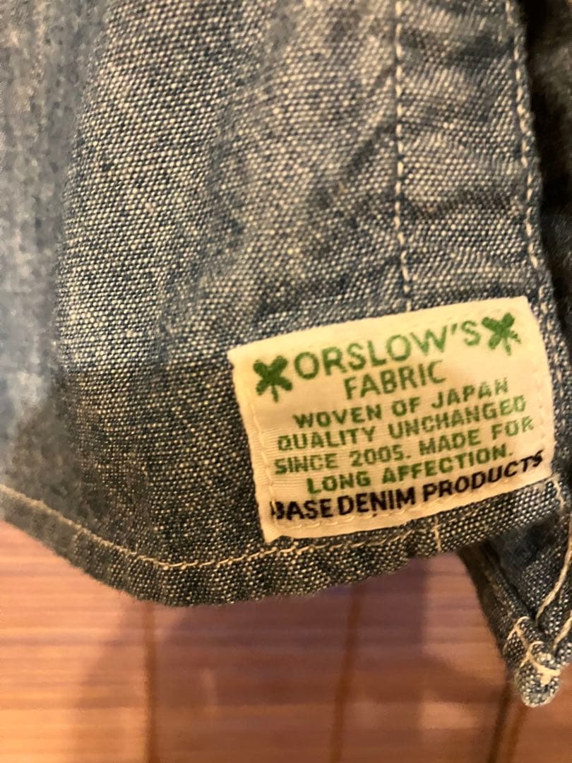 ビーグル orslow シャンブレーシャツ beams ワークシャツ