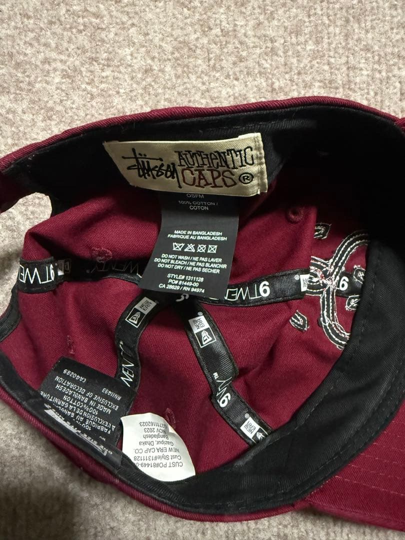 帽子 Stussy NEW ERA 9TWENTY SS APPLIQUE uq