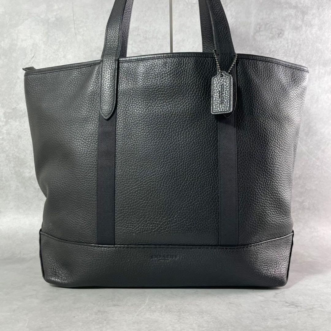 極美品 coach コーチ トートバッグ ショルダーバッグ 大容量 レザー