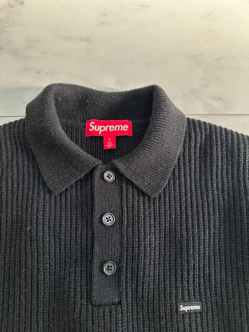 希少S モーガンSupreme Small Box Polo Sweater
