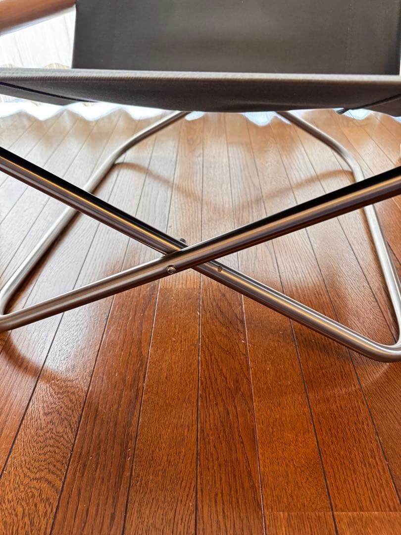 オットマン付き　ニーチェアエックスグレー