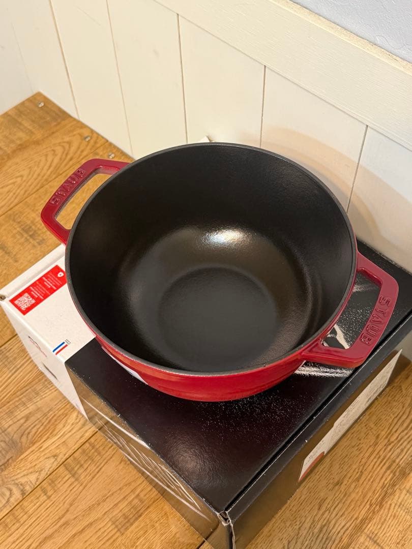 新品 ストウブ Wa-NABE L チェリー 20cm 40501-072