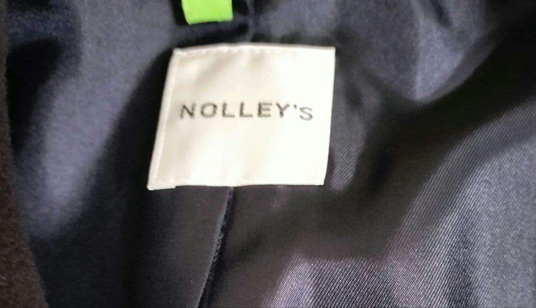 美品★定価46200円 NOLLEY'Sノーリーズ チェスターコートロングコート