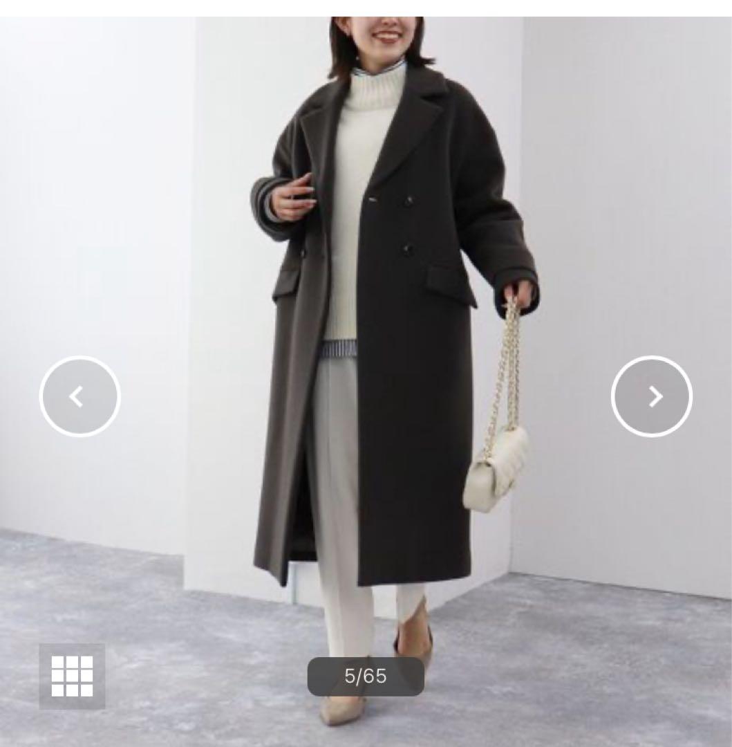 美品★定価46200円 NOLLEY'Sノーリーズ チェスターコートロングコート